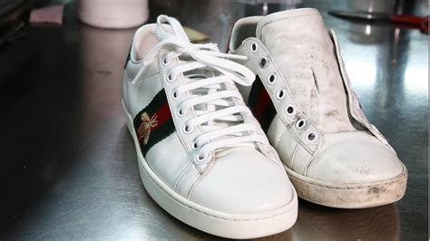 how to clean gucci sneakers|will gucci repair my shoes.